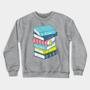 Stack of Books Crewneck Sweatshirt